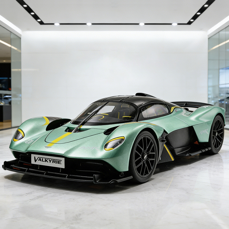 Model Kit Valkyrie - Novo 1:18 valkyrie supercar liga carro