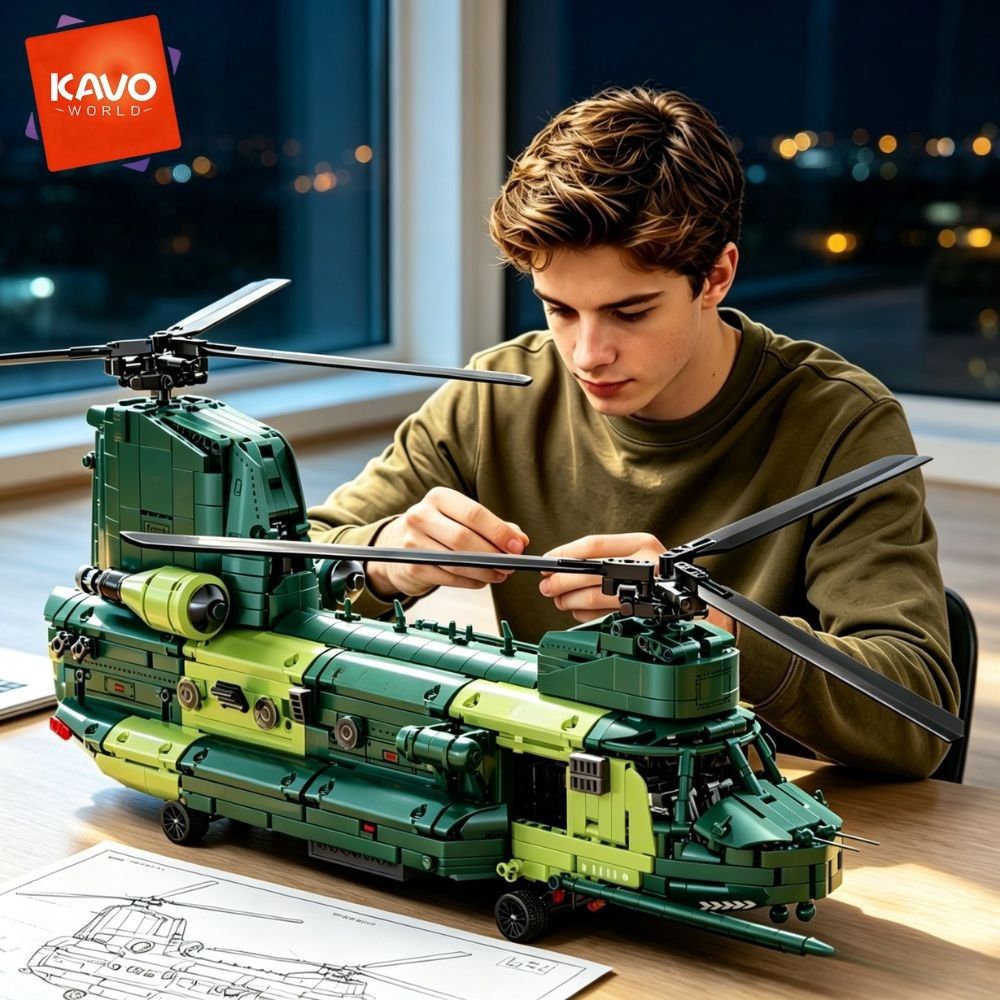 Model Kit Levels - KAVOWORLD 1826 peças, Conjunto de Blocos