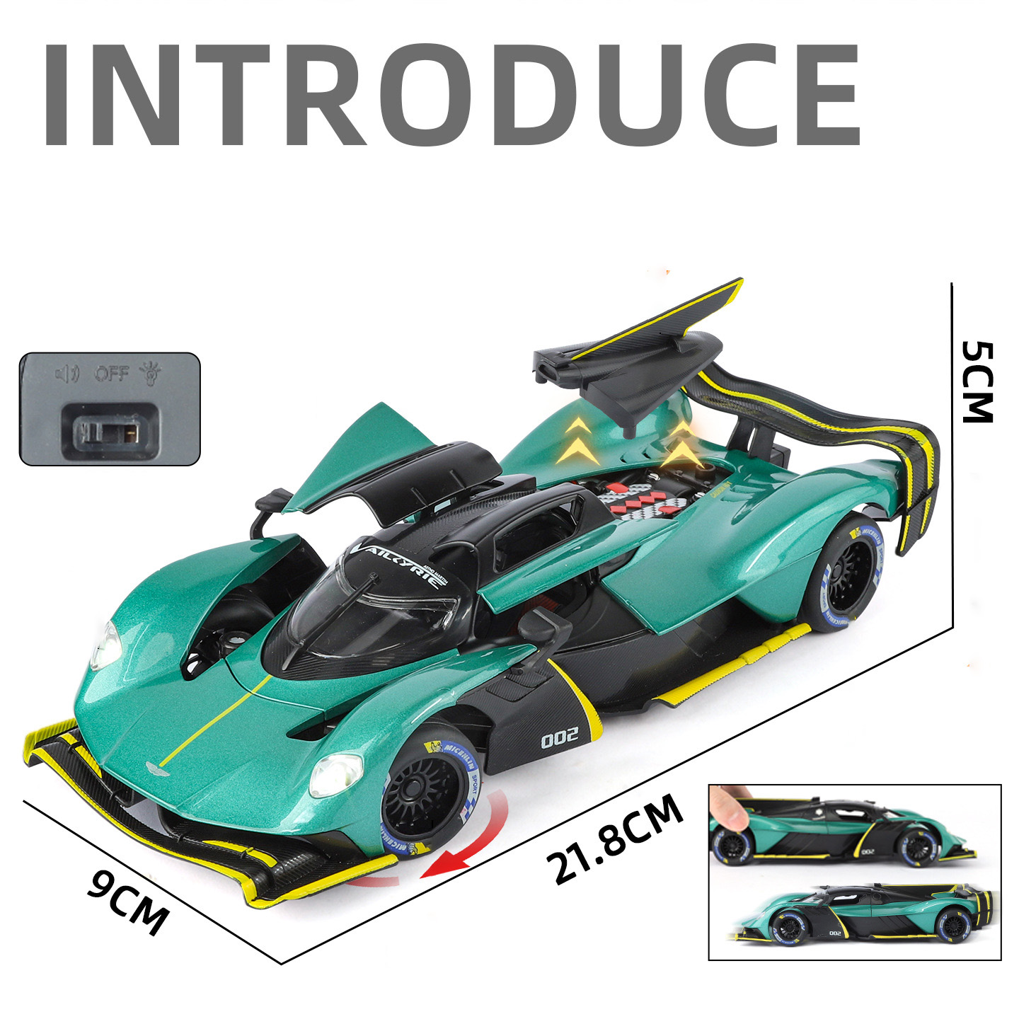 1:24 valkyrie aranha supercar  - Model Kit Valkyrie avaliação e preço