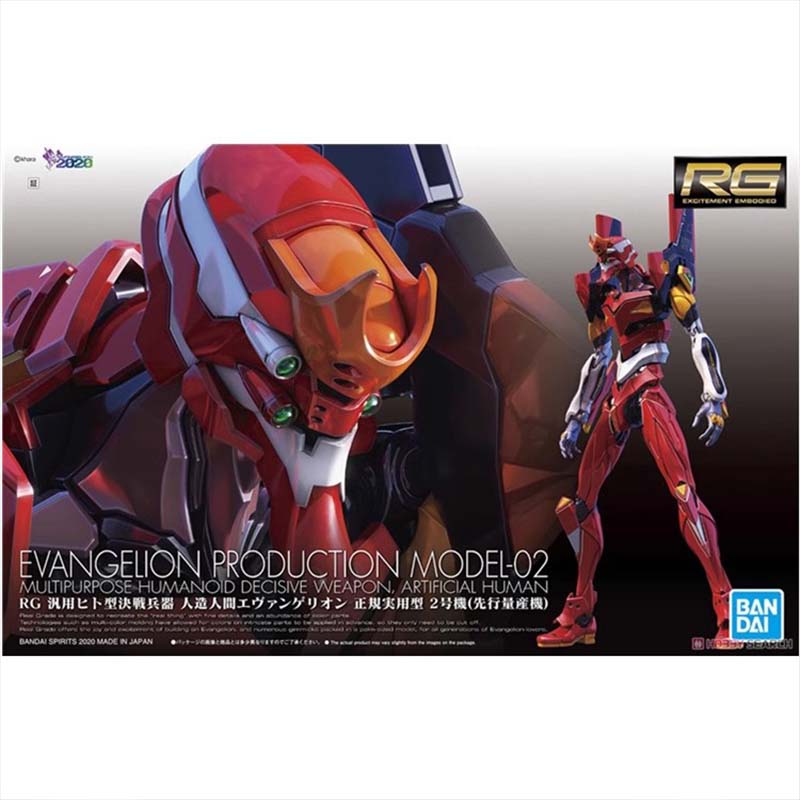 Bandai Genuíno RG Evangelion U - Model Kit Eva 02 avaliação e preço