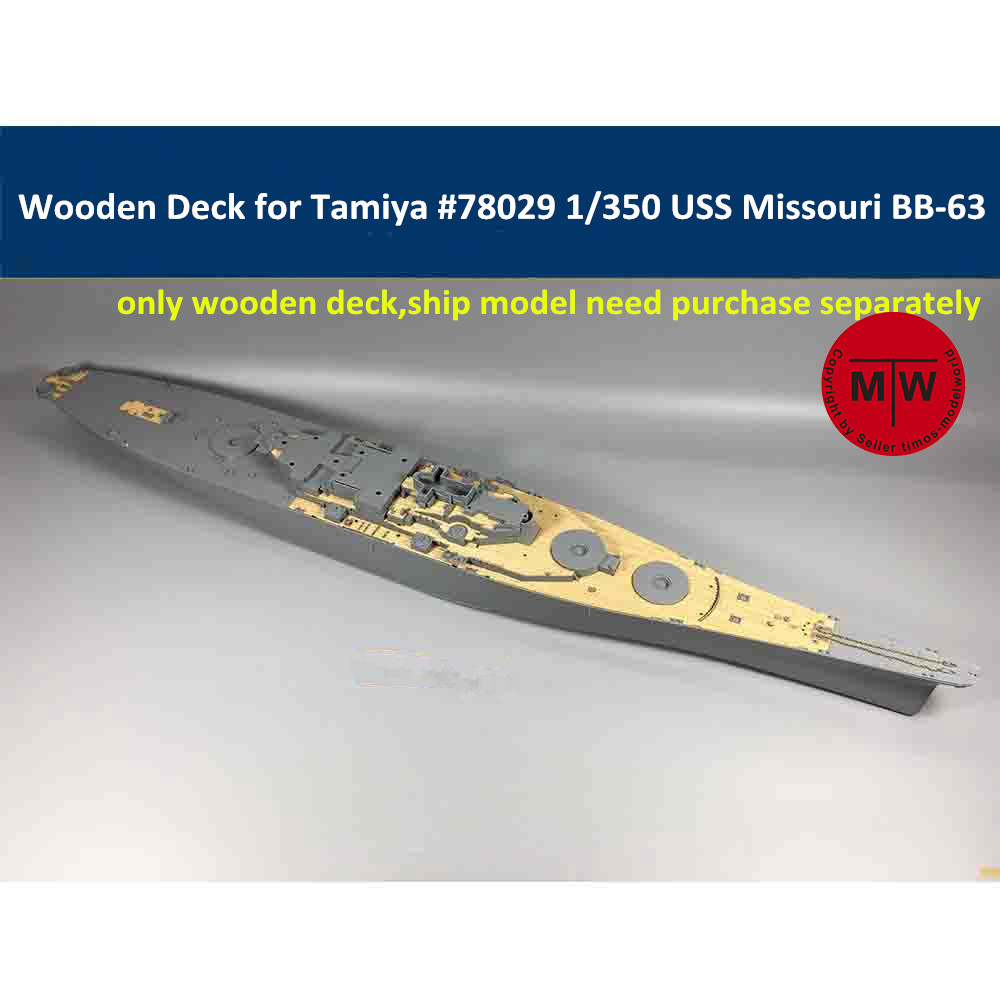 Deck de madeira em escala 1/35 - Model Kit Uss Missouri avaliação e preço