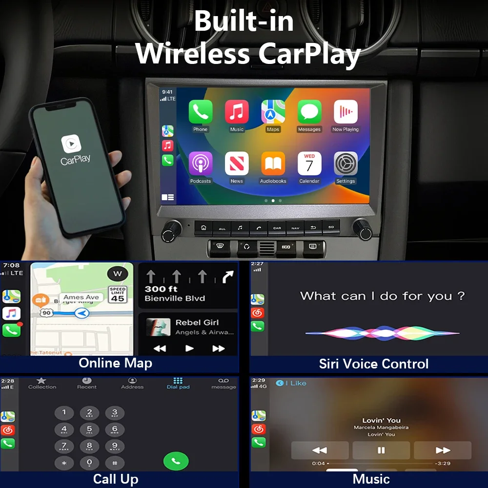 Navegação Carplay CHSTEK para  - Model Kit Porsche 911 avaliação e preço