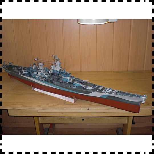 Kit Marinha Battleship Papel M - Model Kit Uss Missouri avaliação e preço