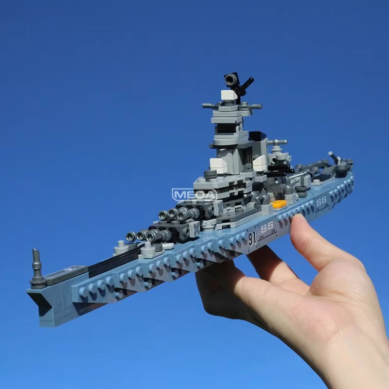 Kit de Blocos de Construção US - Model Kit Uss Missouri avaliação e preço