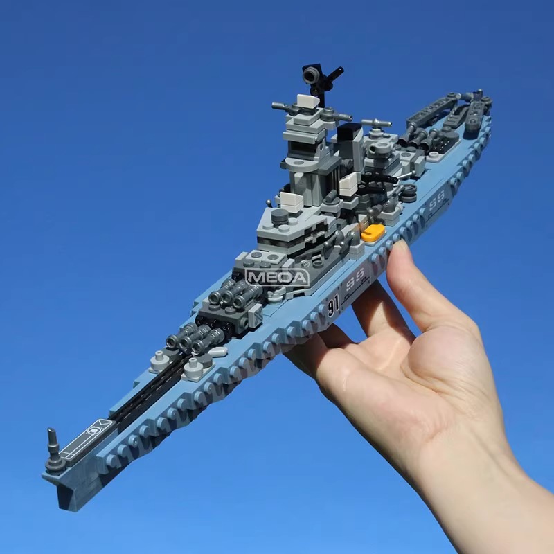 Kit de Blocos de Construção US - Model Kit Uss Missouri avaliação e preço