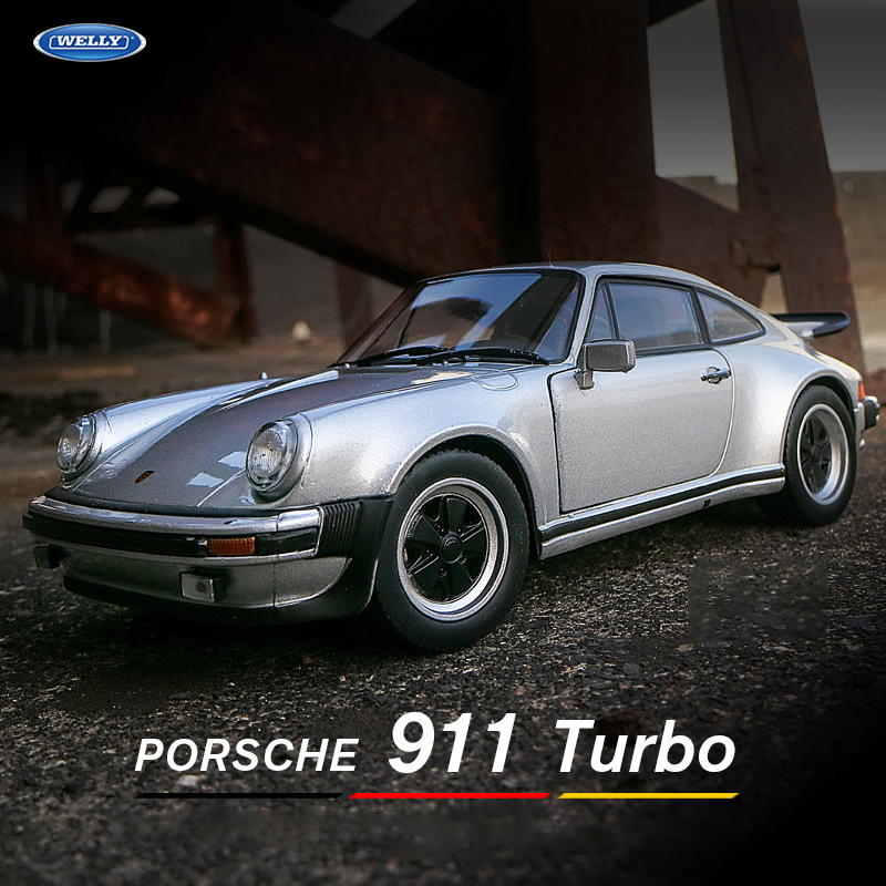 Welly 1:24 porsche 911 turbo 3 - Model Kit Porsche 911 avaliação e preço