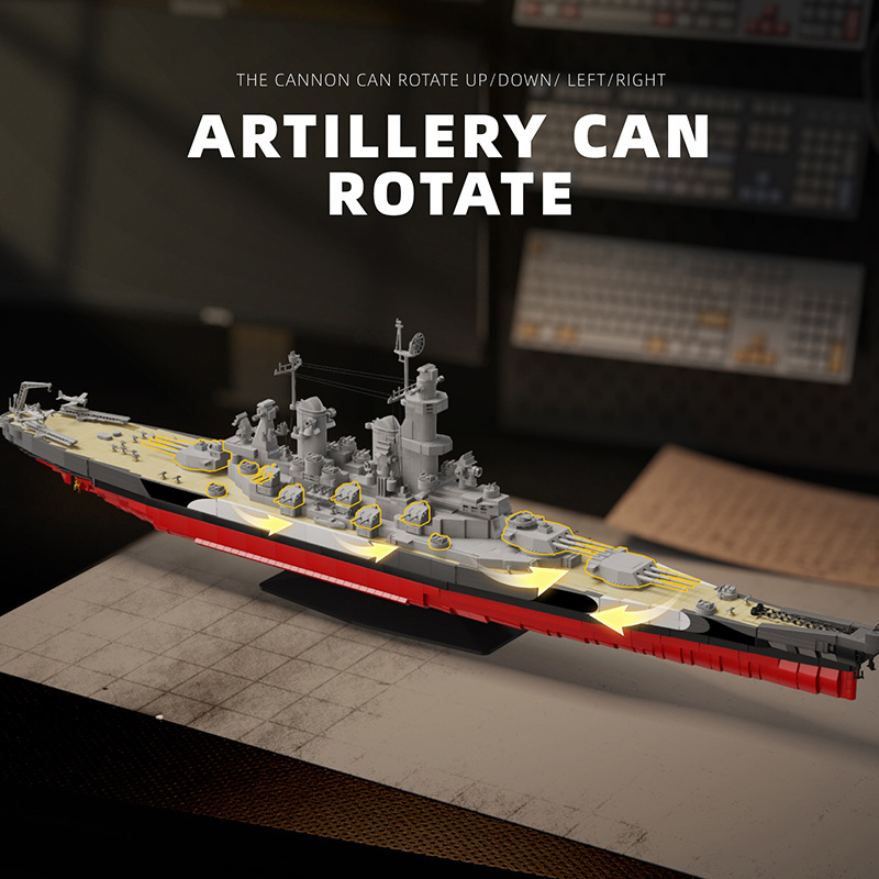 Conjunto de Blocos de Construç - Model Kit Uss Missouri avaliação e preço