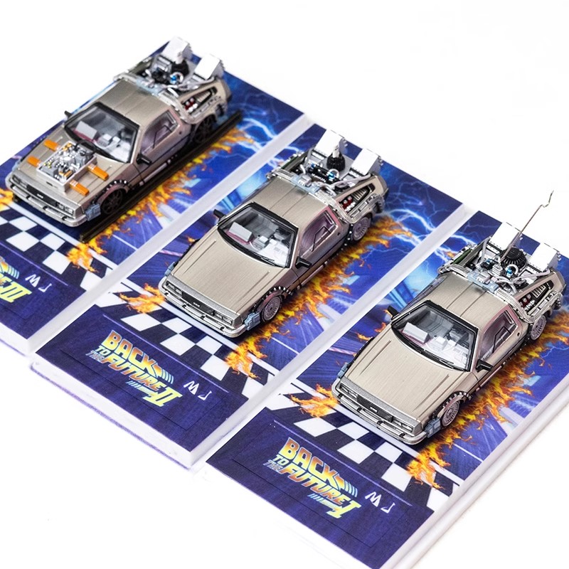 MJ 1:64 de volta ao futuro DeL - Model Kit Pg avaliação e preço