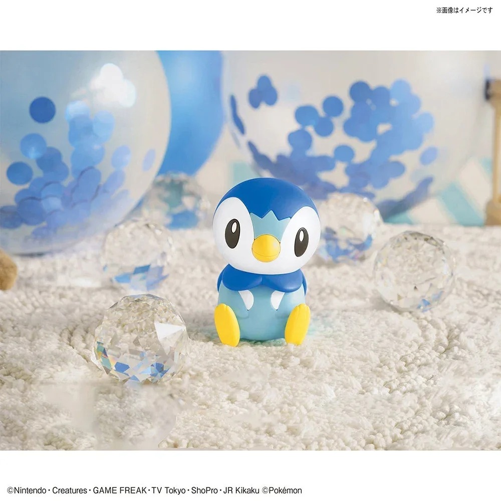 Bandai original pokemon figura - Model Kit Quick Piplup avaliação e preço